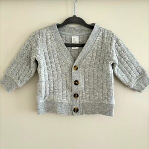 H&M Light grey cardigan - size 6 months